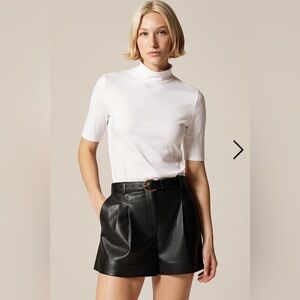 NWT J.Crew Mock Neck Elbow Sleeve Shirt